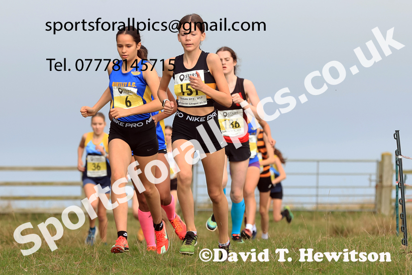 Girls Under-15s 2025 Start Fitness NEHL, Druridge Bay, Northumberland. Photo: David T. Hewitson/Sports for All Pics
